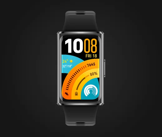 Huawei Band 11 Pro in Schwarz, Frontansicht