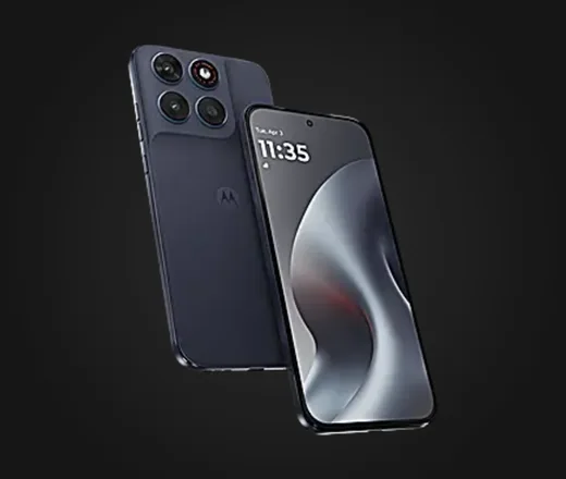 Motorola moto g87 in Overture, Rück- und Vorderseite