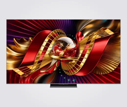 TCL C8L Fernseher, Frontansicht