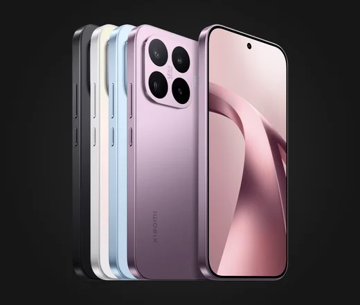 Xiaomi 17T in Lila-Rosa mit weiteren Farben, Rück- und Vorderseite