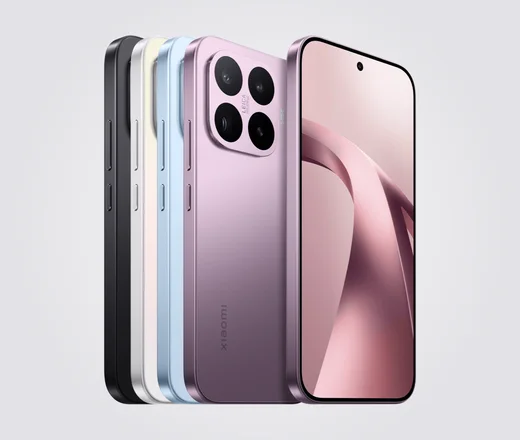 Xiaomi 17T in Lila-Rosa mit weiteren Farben, Rück- und Vorderseite