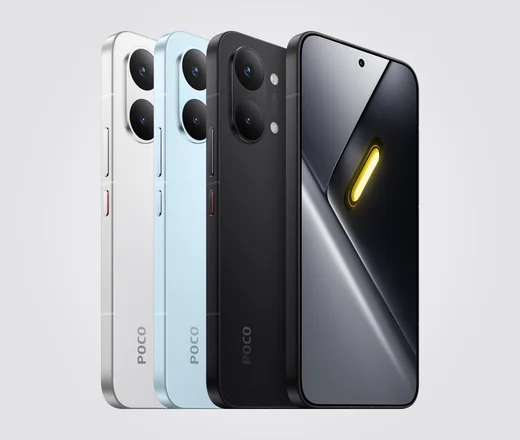 Xiaomi Poco X8 Pro Max in mehreren Farben, Rück- und Vorderseite