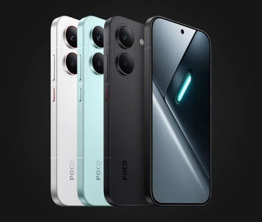 Xiaomi Poco X8 Pro in mehreren Farben, Rück- und Vorderseite